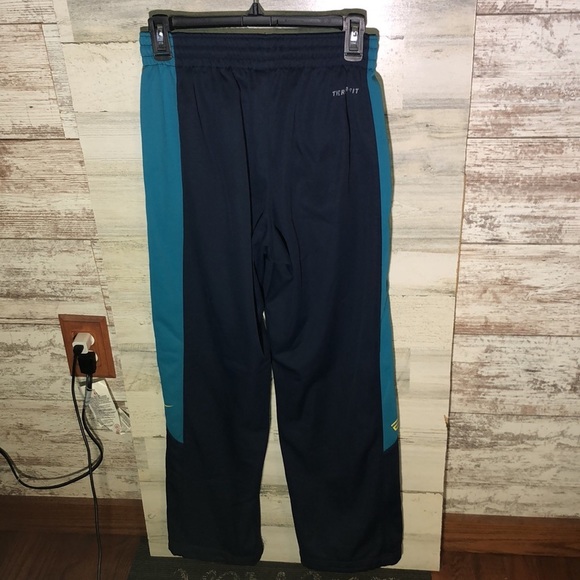 Nike elite sweatpants blue and yellow size small gym workout sports sweatpants​​ - Picture 5 of 5